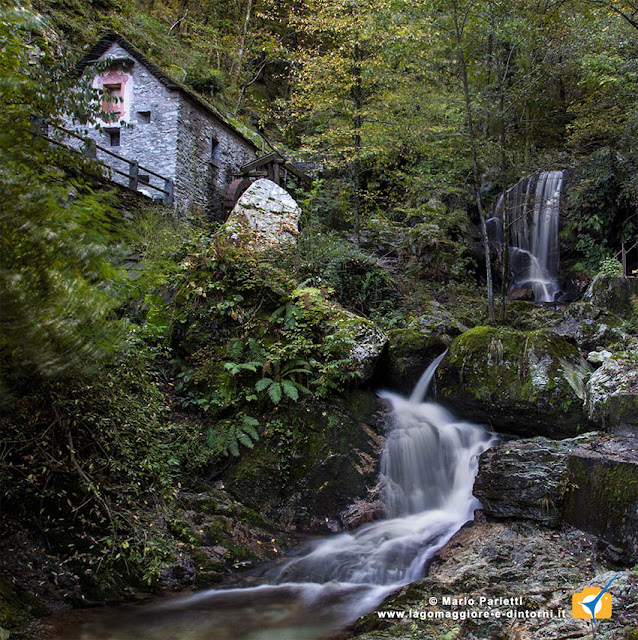 La cascata e il mulino tra Losone e Golino La cascata e il mulino tra Losone e Golino