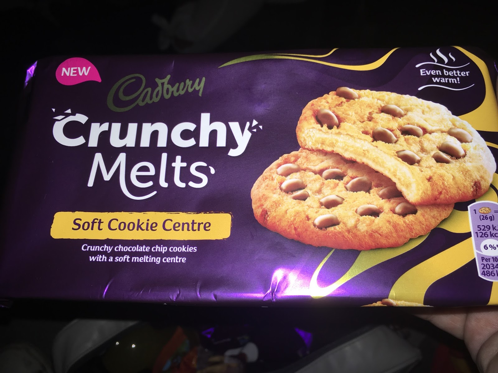 A Review A Day Today's Review Cadbury Crunchy Melts Soft Cookie Centre A Review A Day Today's Review Cadbury Crunchy Melts Soft Cookie Centre