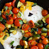 Kepti kiaušiniai su cukinijomis ir pomidorais | One-pan Summer Eggs