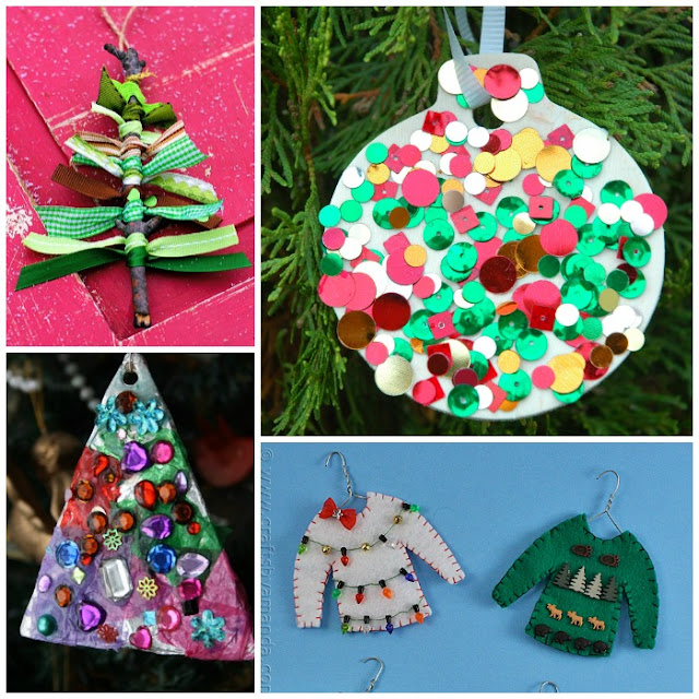 Alphabet of Christmas Ornament Crafts for Preschool Kids