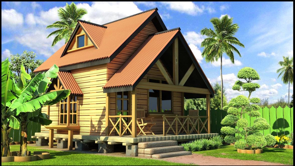 View Contoh Desain Rumah Bambu Sederhana Di Desa Pictures