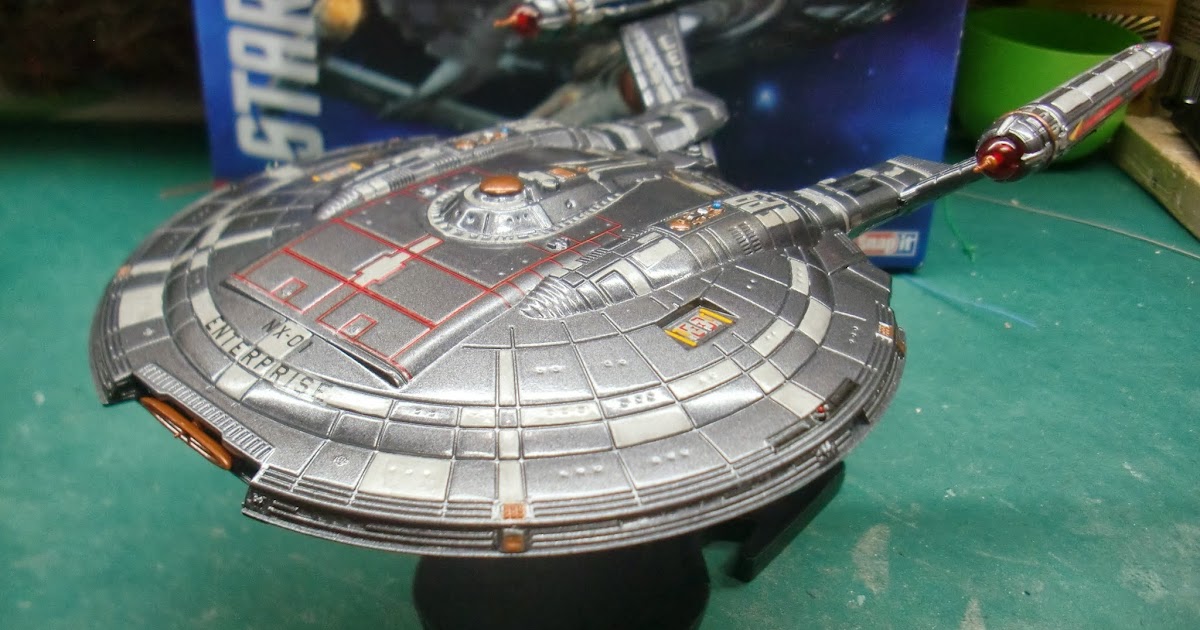 Rebels at Cloud Nine Blog: Polar Lights 1:1000 NX-01 Enterprise Refit