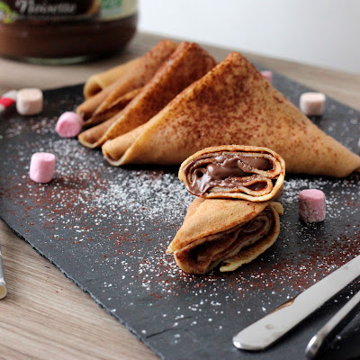 Samossa de Crêpe à la Pâte à Tartiner Illustration 2 Samossa de Crêpe à la Pâte à Tartiner