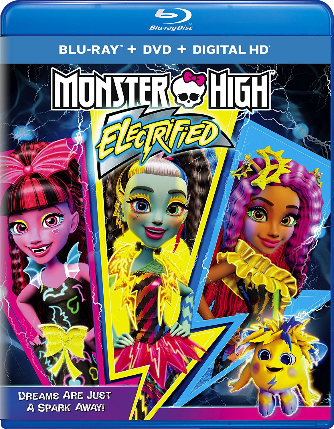 Monster HighPretty DVD de Monster High Electrificadas en Estados Unidos