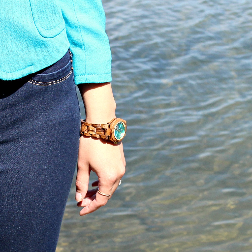 An Aqua and Wood Watch?  Yes Please!