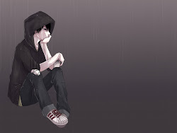alone anime boy sad emo eyes field june