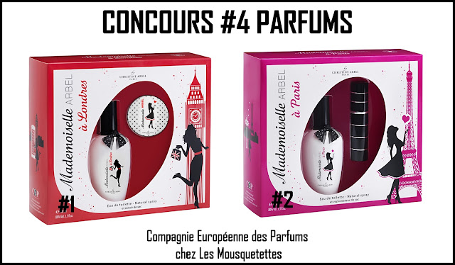 Concours Mademoiselle Arbel - Compagnie Européenne des Parfums - Blog Beauté Les Mousquetettes