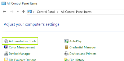 Isi control panel pada Windows 10