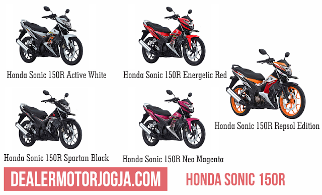 Varian dan Pilihan Warna Honda Sonic 150R