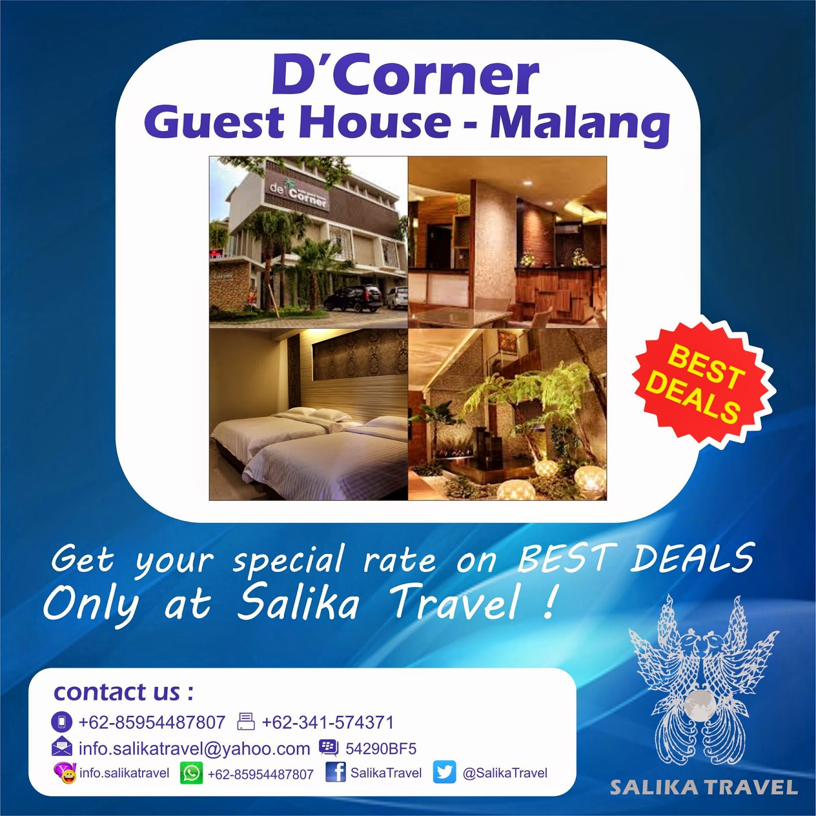 D'Corner Guest House Malang - Salika Travel