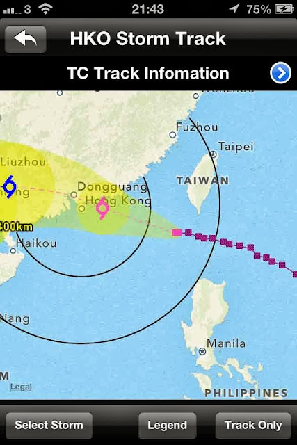 USAGI typhoon tifón Hong Kong