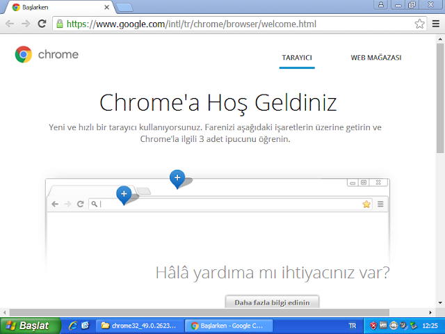 Google Chrome Windows XP'de Çalışan Tarayıcı indir