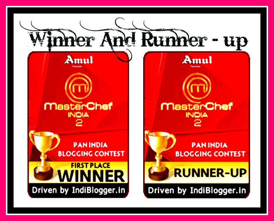 Cook Book Jaleela Winner & Runner up Master chef India 2Contest