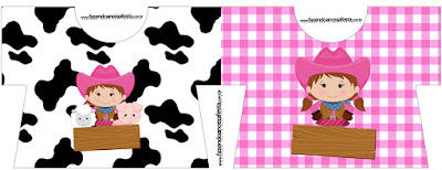 Granjera Morena: Invitaciones para Imprimir Gratis. Granjera Morena: Invitaciones para Imprimir Gratis.