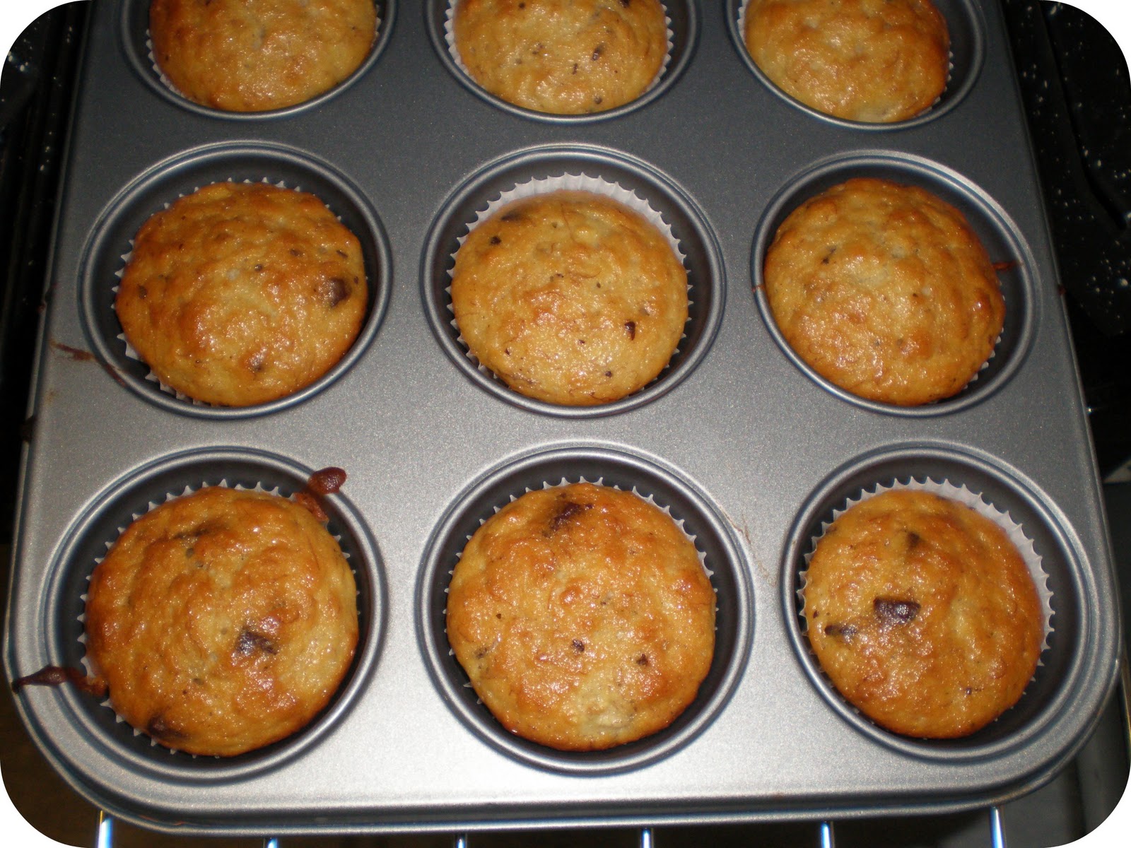 The Lovespoon Mini muffins de banana y chocolate