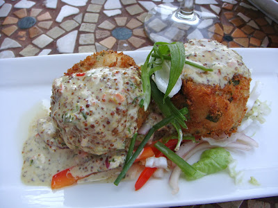 Fried Jonah crab cakes at Surf, Portsmouth, NH