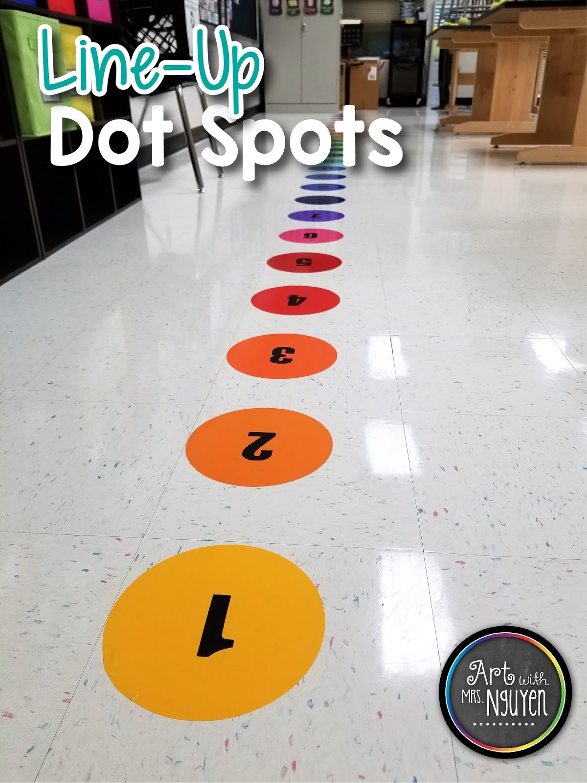 LineUp Dot Spots Art with Mrs. Nguyen