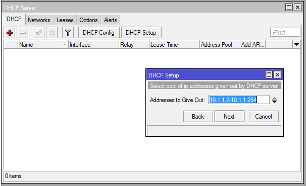 Dhcp setting. Mikrotik время аренды dhcp.