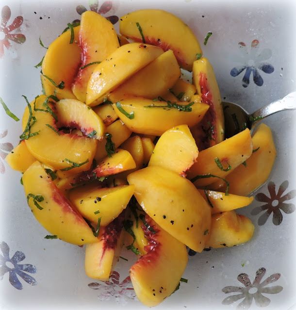 Green Peach Salad