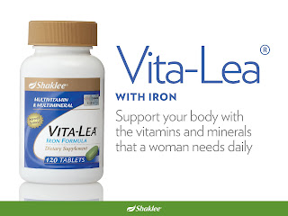 Vitalea multivitamin formula lengkap dari Shaklee untuk membantu meningkatkan tahap kesuburan wanita