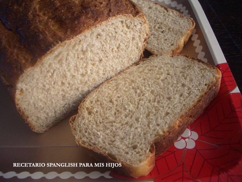 Recetario Spanglish para mis hijos Pan integral de banana y cardamomo