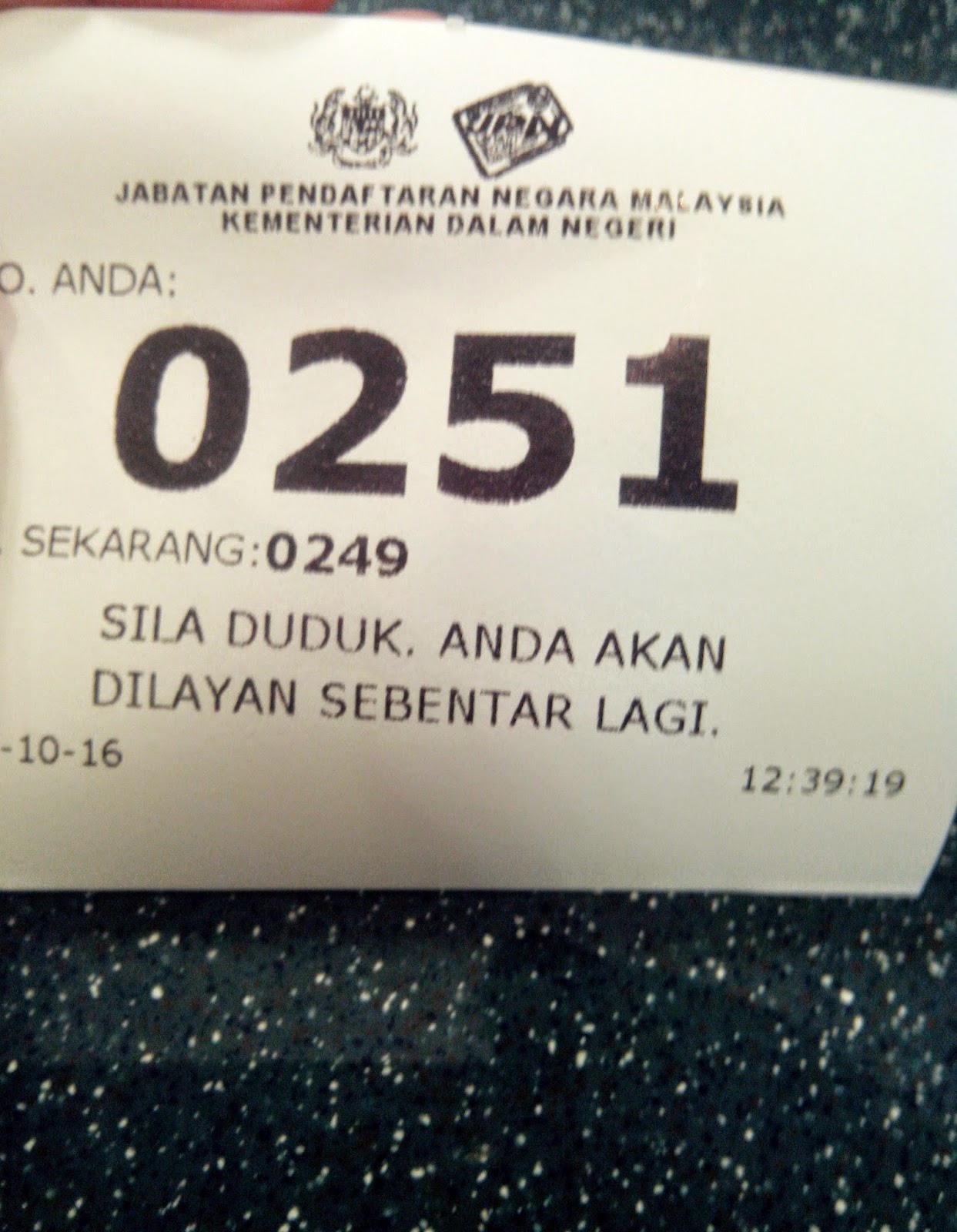 Tukar IC JPN Putrajaya )