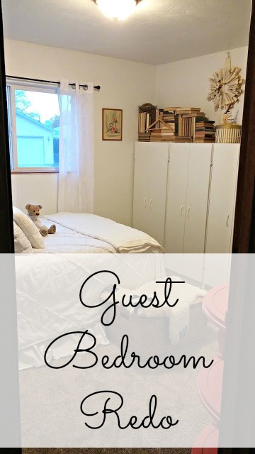 guest bedroom redo with storage options