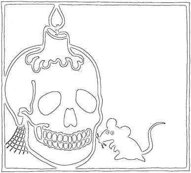 Scary Skull Coloring Pages | Kids Printable Coloring Pages