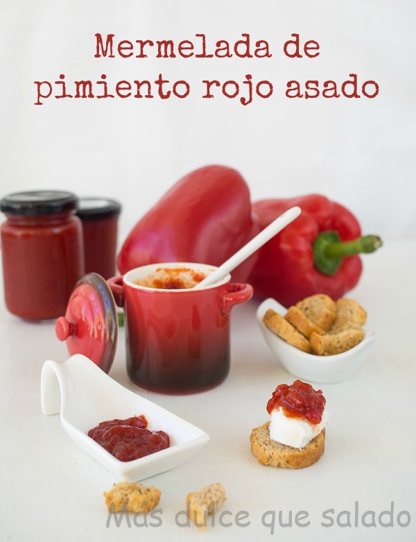 Mermelada de pimiento rojo asado