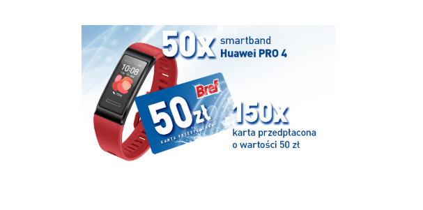 Wygraj smartband Huawei PRO 4 Konkurs