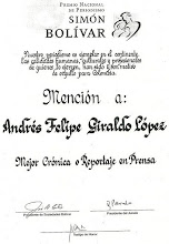Premio de Periodismo Simón Bolívar
