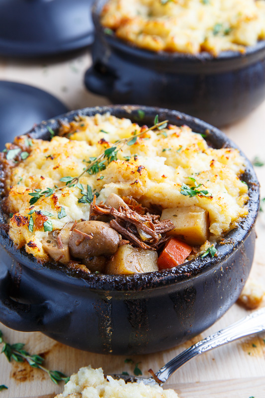 Steak and Guinness Stew with Irish White Cheddar Cauliflower Mash Steak and Guinness Stew with Irish White Cheddar Cauliflower Mash
