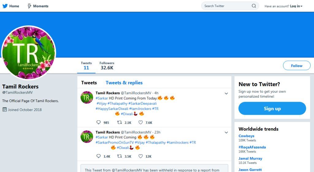 Sarkar 2018 Tamil Full Movie Hd Print Releases Today Evening Announced Tamilrockers It was hosted by liquid web l.l.c. mrbuzinfo blogger