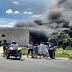 CAPIM GROSSO / Incêndio destrói fábrica de estofados em Capim Grosso