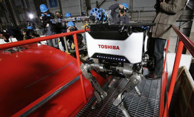 شركة "توشيبا" تكشف عن أحدث روبوت لتنظيف المعامل النووية 