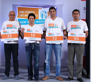 Sachin Tendulkar the face of 2 nd Edition of the IDBI Federal Life Insurance New Delhi Marathon Sachin Tendulkar the face of 2 nd Edition of the IDBI Federal Life Insurance New Delhi Marathon
