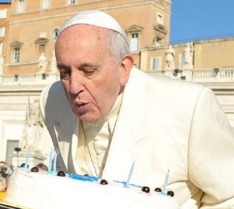 pope Francis 80th birthday wish