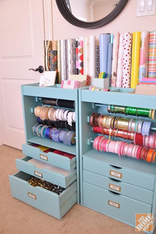 Laura's Plans: 8 Great Ideas for Organizing Wrapping Paper