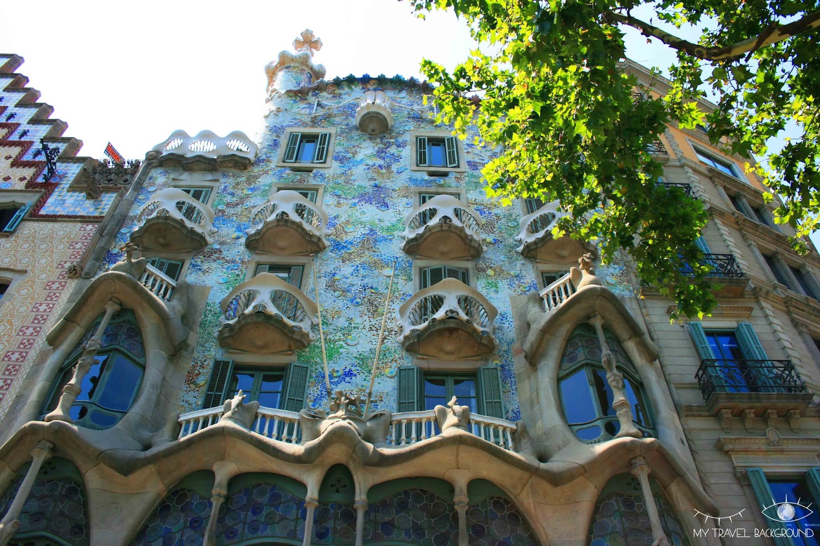 My Travel Background : Cartes Postale Espagne - Barcelone