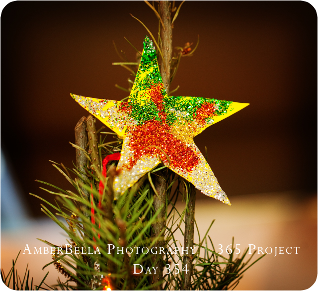 365 Another One a Day Photo Project 12/20/11 Homemade Tree Topper