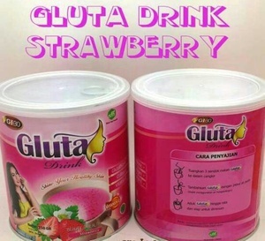 Gluta Drink Strowberry asli/murah/original/supplier kosmetik