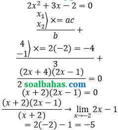 bahas limit kuadrat