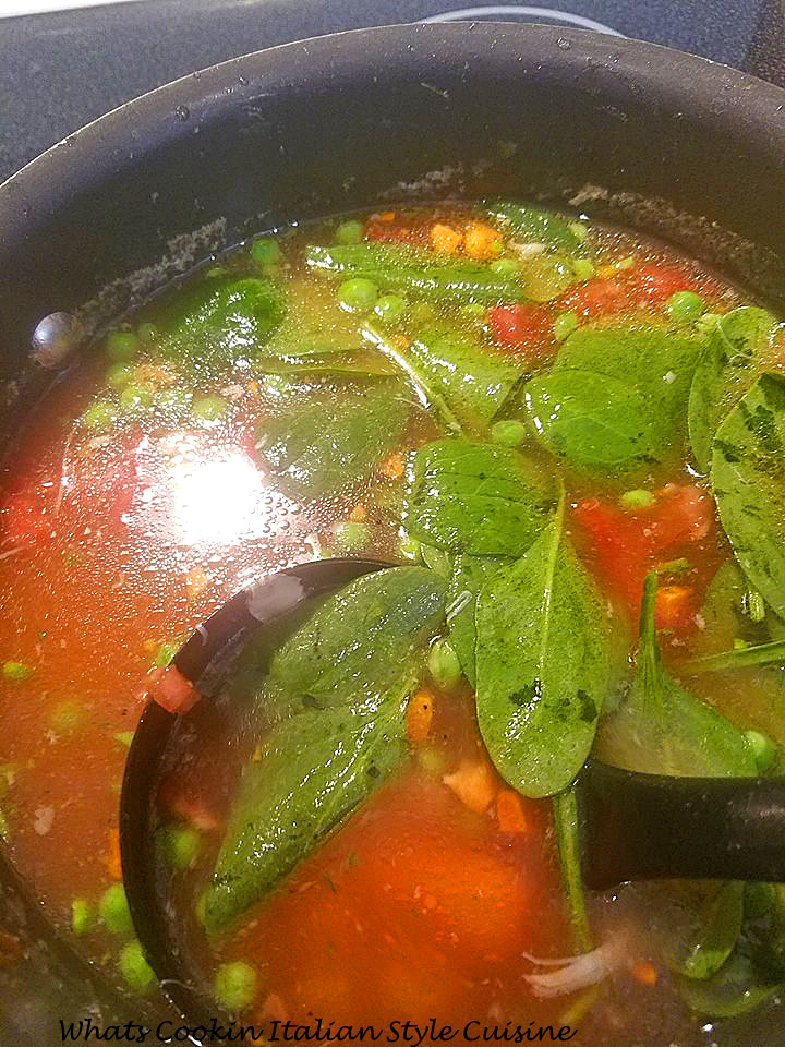 Chickpea Spinach Florentine With Orzo Soup What's Cookin' Italian