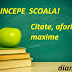 Inceperea scolii in citate, aforisme, maxime
