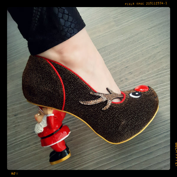 wearing irregular choice santa's ninth shoe wearing irregular choice santa's ninth shoe