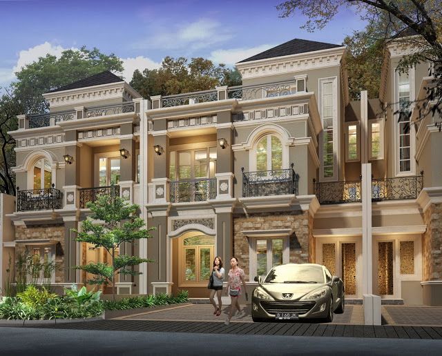 Gambar desain rumah eropa modern Gambar desain rumah eropa modern