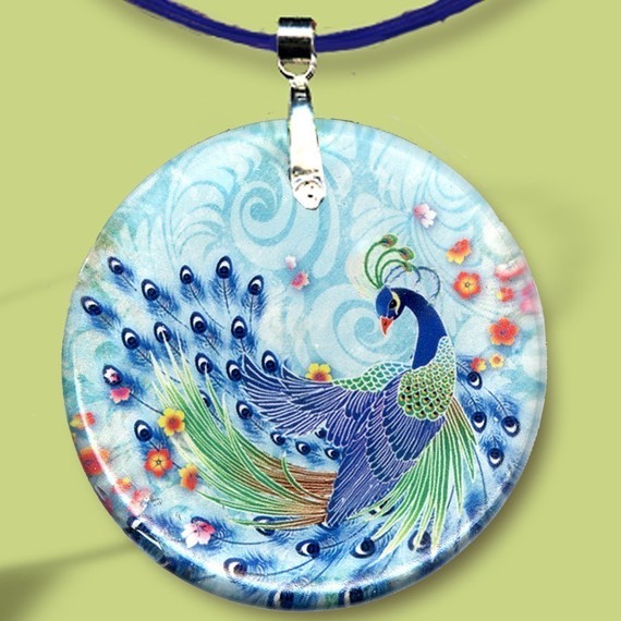 Graphic Design Decoupage Jewelry by / The Beading Gem