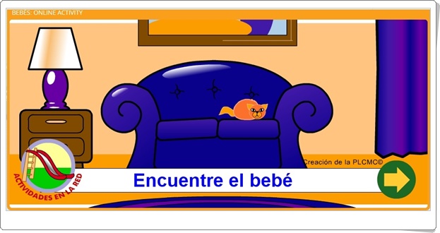 "Encuentre el bebé" (Juego de Educación Infantil)