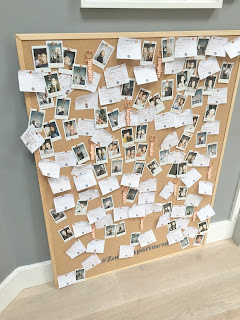 Zoella Apartment- Zoes pinboard photos, notes, keyring