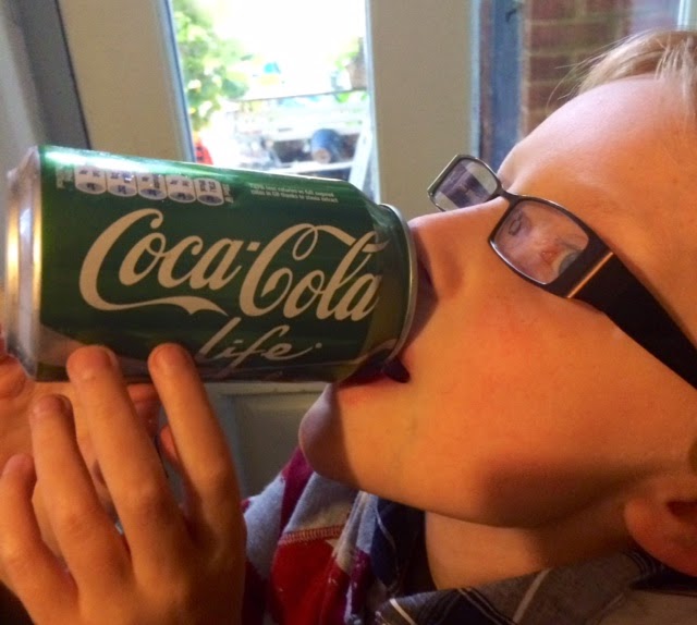 biys drinks UK version of Coca-Cola Life